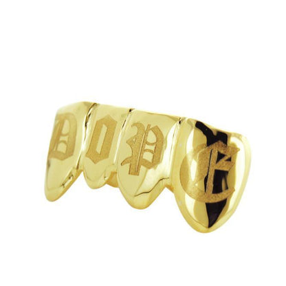 ENG0011 - 4 Engraved Teeth - Johnny Dang & Co