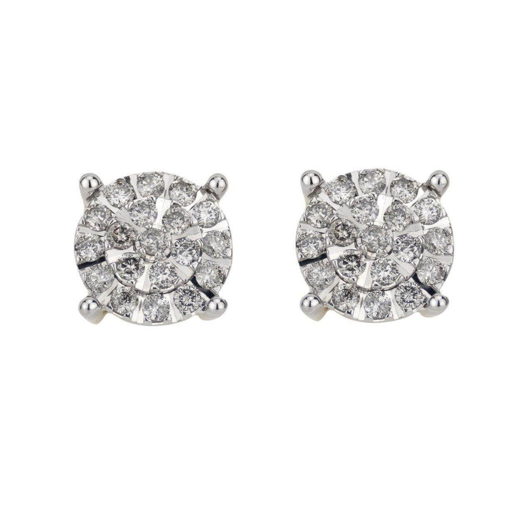 1.02CT Diamond Earrings - Johnny Dang & Co