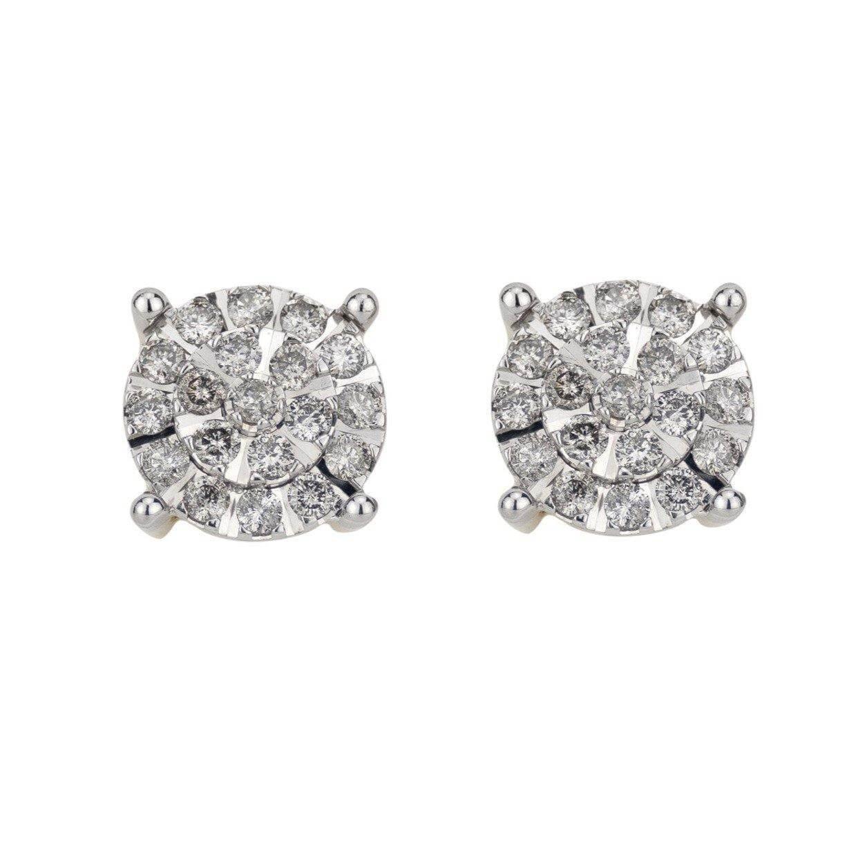 1.02CT Diamond Earrings - Johnny Dang & Co