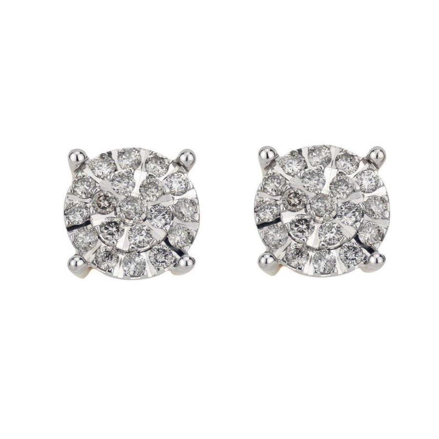 1.02CT Diamond Earrings - Johnny Dang & Co