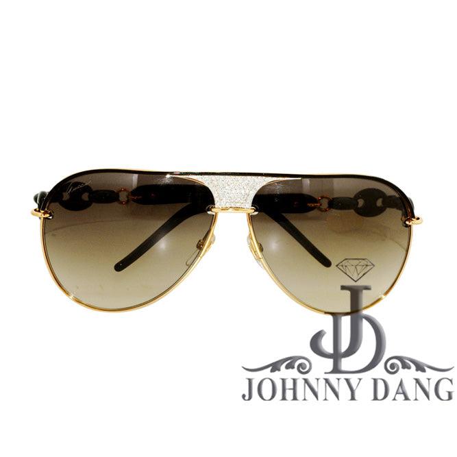 CJTK-16329 Custom Diamond Centerpiece for designer Sunglasses - Johnny Dang & Co