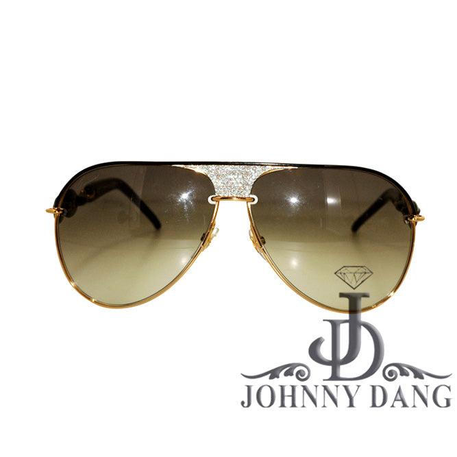 CJTK-16329 Custom Diamond Centerpiece for designer Sunglasses - Johnny Dang & Co