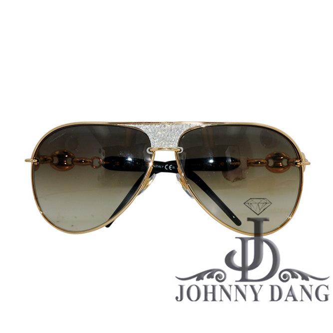 CJTK-16329 Custom Diamond Centerpiece for designer Sunglasses - Johnny Dang & Co