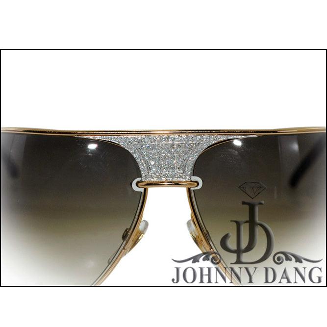 CJTK-16329 Custom Diamond Centerpiece for designer Sunglasses - Johnny Dang & Co