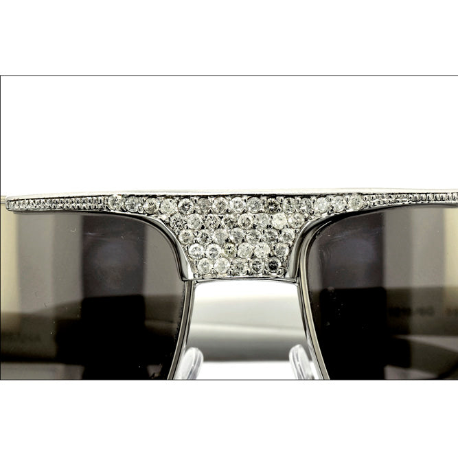 CJTK-16328 Custom Diamond Centerpiece for designer Sunglasses