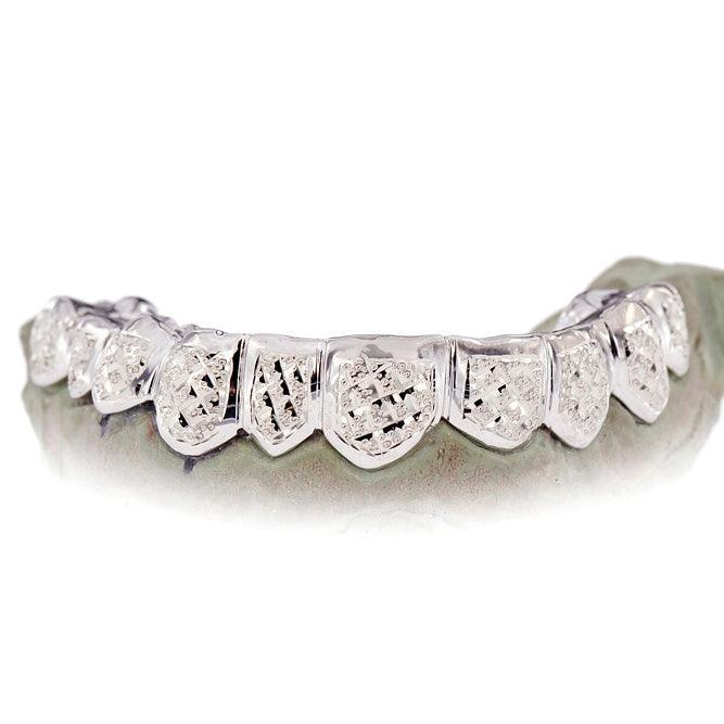 JDTK-3002C Diamond Dust with Trillion Cuts 10 teeth Grillz - Johnny Dang & Co
