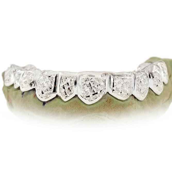 JDTK-3002C Diamond Dust with Trillion Cuts 10 teeth Grillz - Johnny Dang & Co