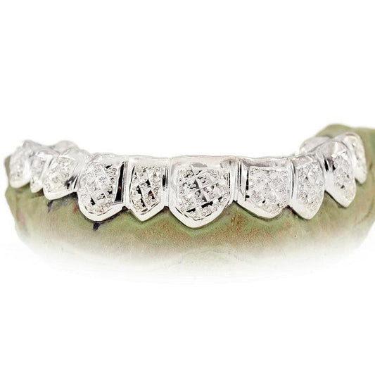 JDTK-3002C Diamond Dust with Trillion Cuts 10 teeth Grillz - Johnny Dang & Co