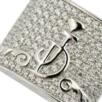 SILVER CZ JOHNNY DANG LOGO PENDANT - Johnny Dang & Co