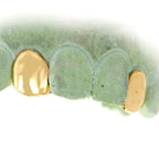 JDTK45/3002-Deuce -2 Piece Solid or Open Face Grillz with Back Bar - Johnny Dang & Co