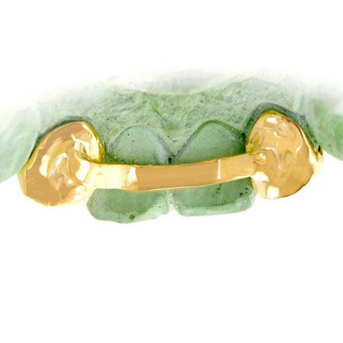 JDTK45/3002-Deuce -2 Piece Solid or Open Face Grillz with Back Bar - Johnny Dang & Co