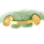 JDTK45/3002-Deuce -2 Piece Solid or Open Face Grillz with Back Bar - Johnny Dang & Co