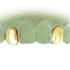 JDTK45/3002-Deuce -2 Piece Solid or Open Face Grillz with Back Bar - Johnny Dang & Co