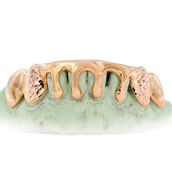 8 Piece Dripping Gold Grill - JDG53-C - Johnny Dang & Co