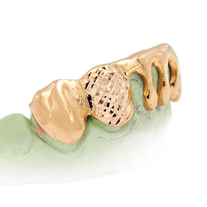 8 Piece Dripping Gold Grill - JDG53-C - Johnny Dang & Co