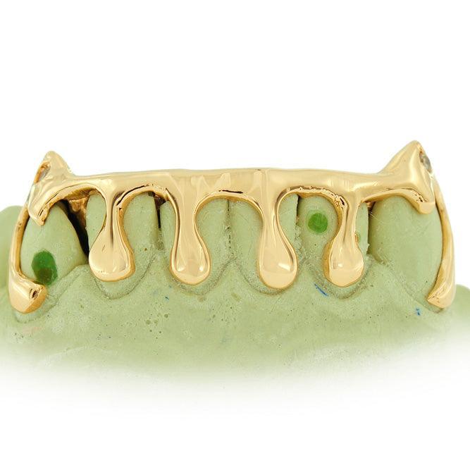 DRIP Diamond Dripping Gold Grill - JDG53B - Johnny Dang & Co