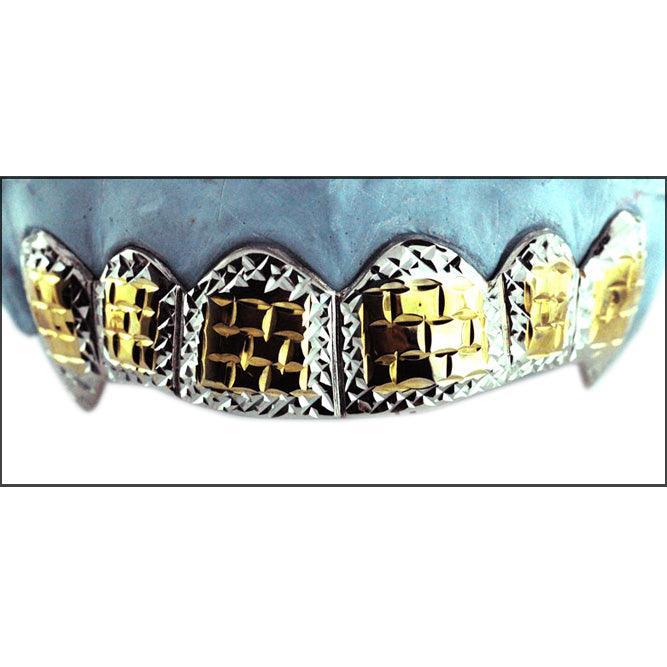 JDTK5-BRICKS- 6 Teeth Solid Diamond Cut Grill - Johnny Dang & Co