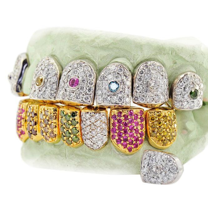 JDTK-G60-2 Ornaments II 16 Teeth Individual Colorful Grill - Johnny Dang & Co