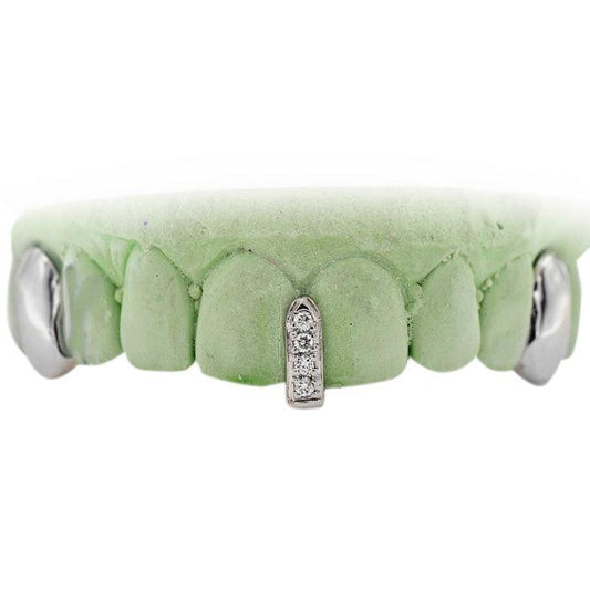 JDG61A TWO SOLID WITH BACK BAR AND DIAMOND GAP FILLER - Johnny Dang & Co