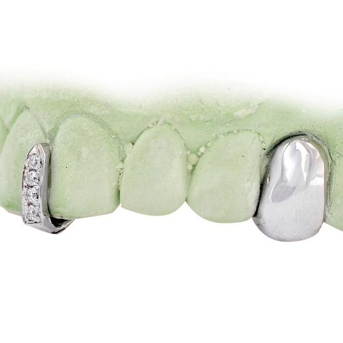 JDG61A TWO SOLID WITH BACK BAR AND DIAMOND GAP FILLER - Johnny Dang & Co