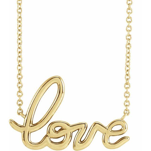 JDSP-87318 Love Pendant with Necklace - Johnny Dang & Co