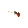 JDSP61-9142 LACQUERED ORANGE ROSE WITH GOLD TRIM - Johnny Dang & Co