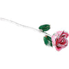 JDSP61-9168 LACQUERED PINK ROSE WITH PLATINUM TRIM - Johnny Dang & Co