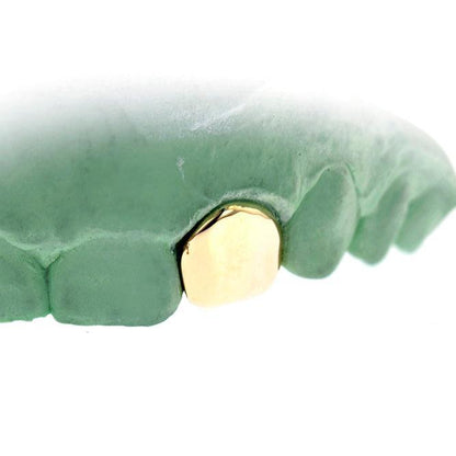 JDTK-S151506-1 SINGLE 18K INDIVIDUAL PERMANENT Cap / Tooth - Johnny Dang & Co