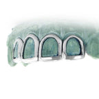 JDTK-S151607-4 Individual Platinum Open Face Tooth - Johnny Dang & Co