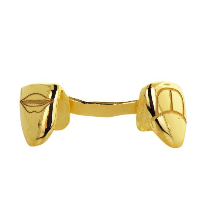 JDTK-ENG008-2 Engraved Teeth with short bar - Johnny Dang & Co