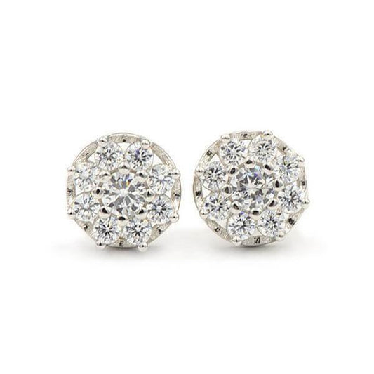 CZ SILVER EARRINGS - Johnny Dang & Co