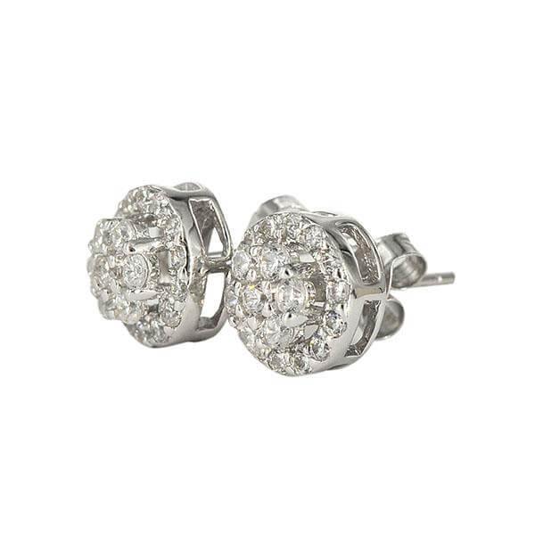 CZ SILVER EARRINGS - Johnny Dang & Co