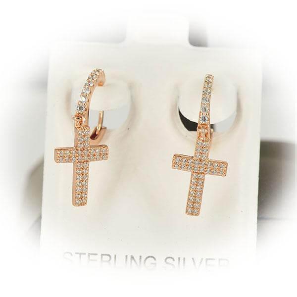 CROSS EARRINGS - Johnny Dang & Co