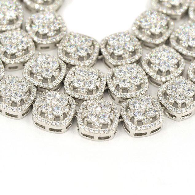 JDB1009 - CZ Silver Chain - Johnny Dang & Co