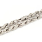 JDB1003 - CZ Silver Rope Chain - Johnny Dang & Co