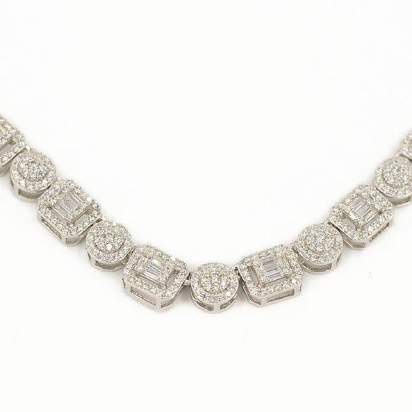 JDB1006 - CZ Silver Chain - Johnny Dang & Co