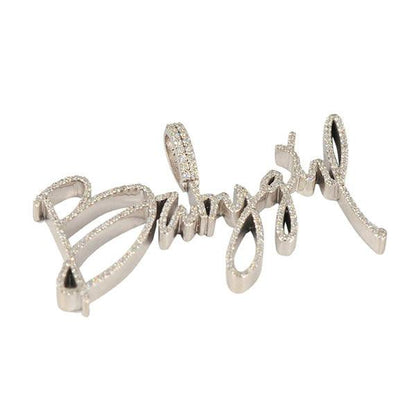 CJ32172 - Custom Diamond BabyGirl Pendant - Johnny Dang & Co