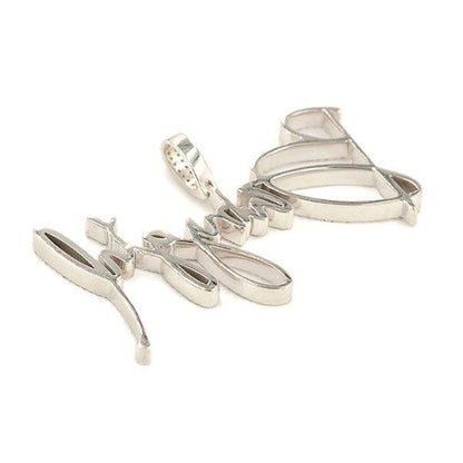 CJ32172 - Custom Diamond BabyGirl Pendant - Johnny Dang & Co