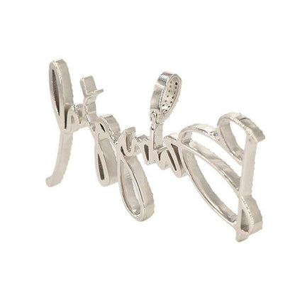 CJ32172 - Custom Diamond BabyGirl Pendant - Johnny Dang & Co