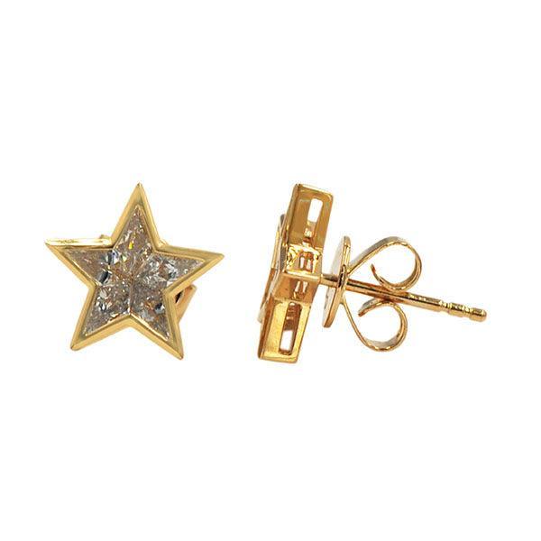 VDE25362 - Diamond Star Earrings - Johnny Dang & Co