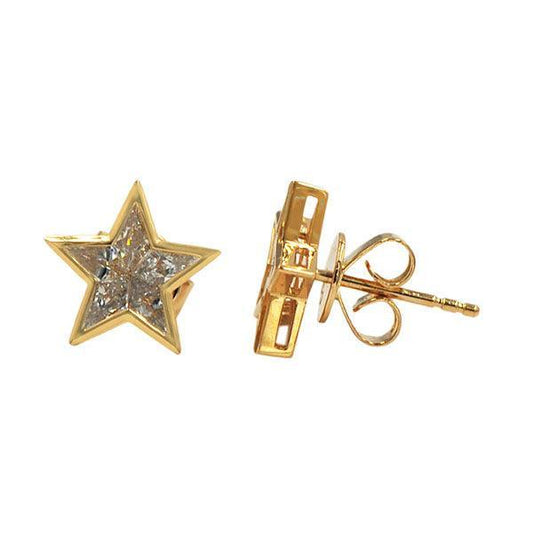 VDE25362 - Diamond Star Earrings - Johnny Dang & Co