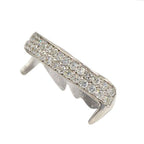 B-JD1031 - 6 TEETH 2 DIAMOND ROW BAR GRILL - Johnny Dang & Co