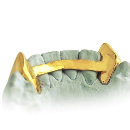Vampire Fangs 2 teeth Gold Fangs - JDTK-G55 - Johnny Dang & Co