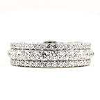 JDTK-RING1114-Triple Row Diamond Ring - Johnny Dang & Co