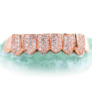 TVJ14124-2 8 TEETH 6 WITH WHITE DIAMONDS IN PRONG SETTING - Johnny Dang & Co