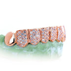 8 TEETH 6 WITH DIAMONDSHONEYCOMB PRONG SETTING - Johnny Dang & Co