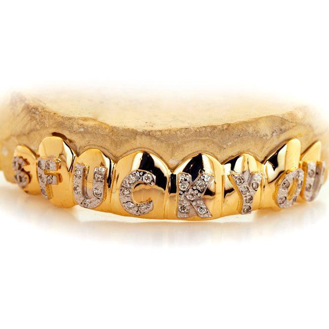 JDTK-TVJ-1563-1 Custom Diamond Pave Set Grill - Johnny Dang & Co