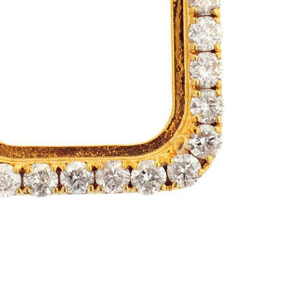 JDTK-1P190301- Custom Diamond Memory / Pamp Suisse Gold Bar Frame Pendant - Johnny Dang & Co