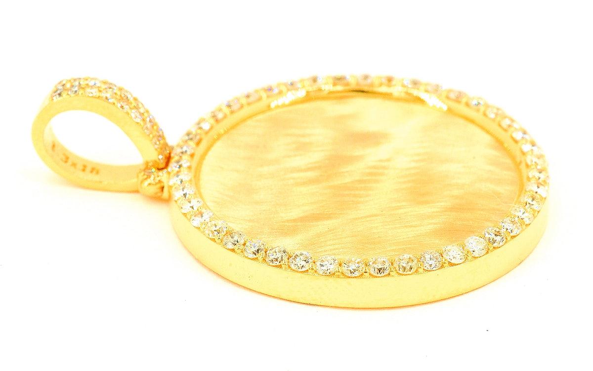 1.4 CTTW DIAMOND MEMORY PENDANT - SINGLE ROW SOLID BACK - Johnny Dang & Co