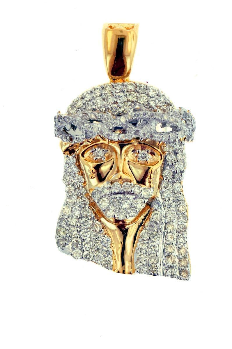 JDTK-JF0007- Custom Diamond Jesus Face - Johnny Dang & Co